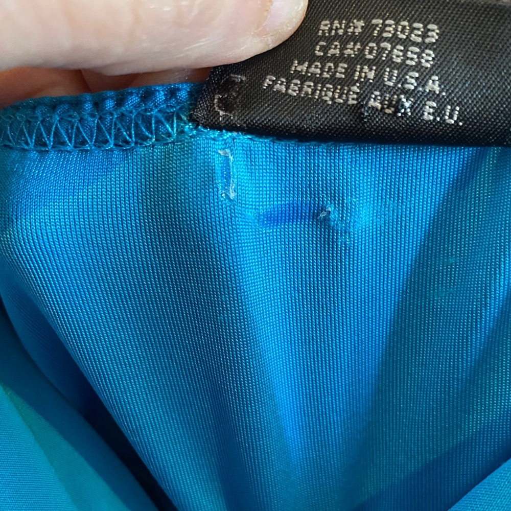 Seduction Blue Ruched Mini Dress - Picture 10 of 12
